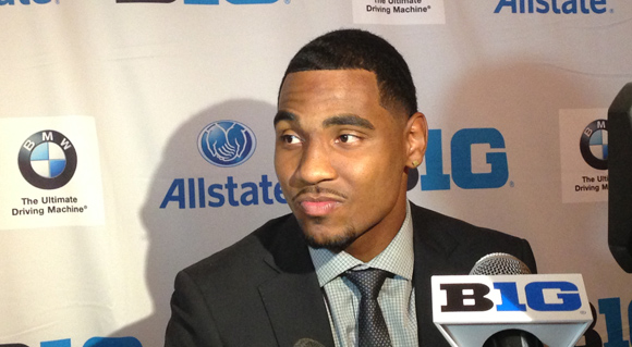 Braxton Miller: Cool, calm and collected at the 2013 Big Ten Media Days