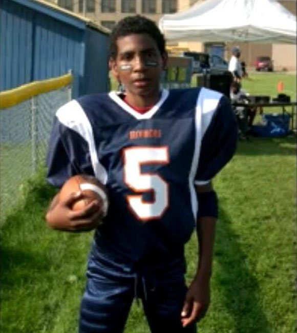 Young Braxton Miller on the Springfield Broncos
