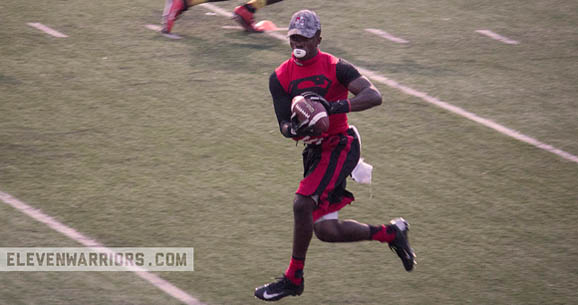 Eric Glover-Williams at work during last summer's Friday Night Lights, where he wowed OSU coaches and earned his offer.