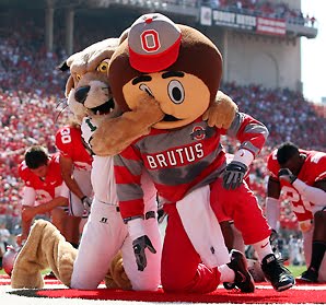 The best is how it appears OSU footballers in the back are already mourning the fallen Brutus.