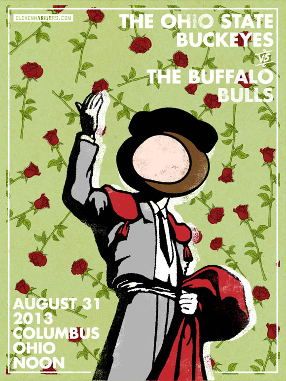 Ohio State vs Buffalo Game Poster from Eleven Warriors