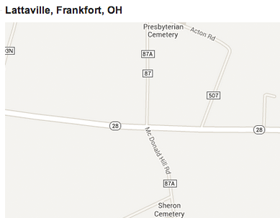 Lattaville, Ohio, home of Shelley Meyer.