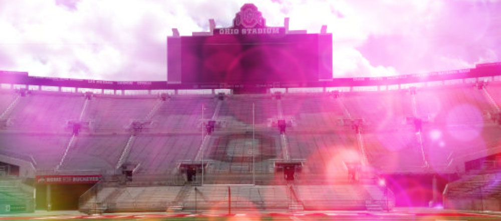 The magnificent South Stands at Ohio Stadium The magnificent South Stands at Ohio Stadium