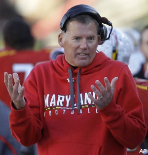 Randy Edsall's response to "Will you be fired?"