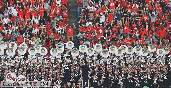 Ohio State fans made themselves at home at Cal's Memorial Stadium Saturday