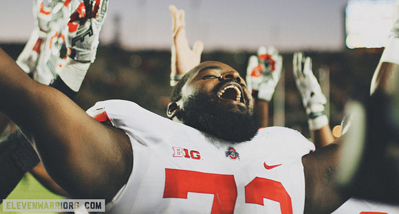 Chris Carter and the Buckeyes were all smiles Saturday night.