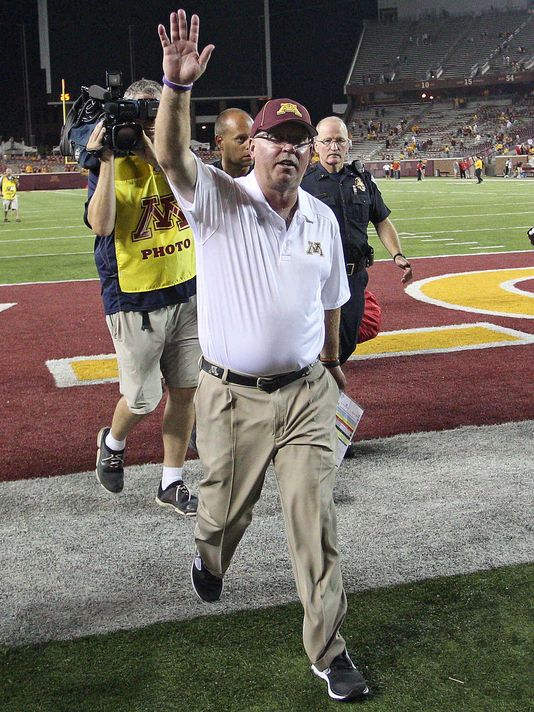 Minnesota coach Jerry Kill