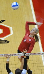 The women's volleyball team is off to a hot start