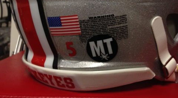 Maria Tiberi will be honored by these stickers for Saturday's game with Florida A&M.