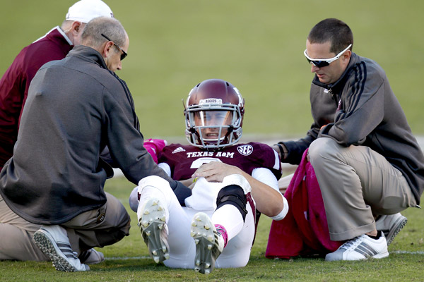 Johnny Manziel did not have a good day on Saturday.
