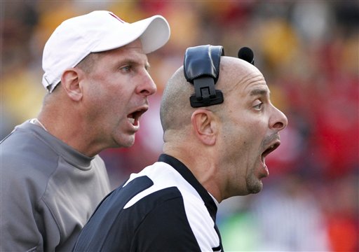 Nebraska head coach Bo Pelini (left) and his brother, defensive coordinator Carl Pelini. during the Huskers' 34-17 win over Missouri (AP photo) - See more at: http://thegazette.com/2010/10/31/hlas-ap-top-25-ballot-for-week-9-2/#sthash.bEMRmH8G.dpuf