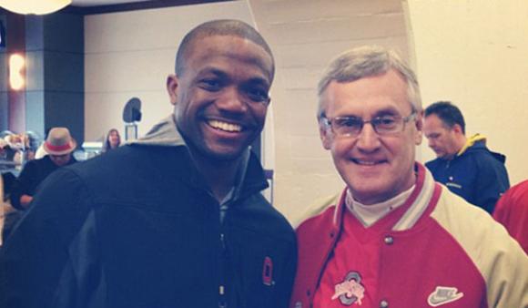 Clarett and Tressel, together again.