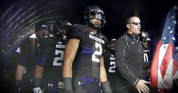 Northwestern will rock all-blacks for Saturday's clash