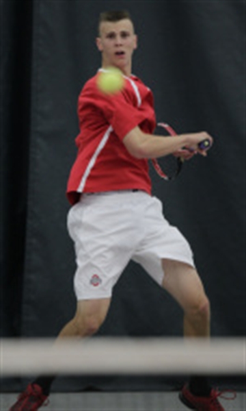 Senior Tennis player Peter Kobelt