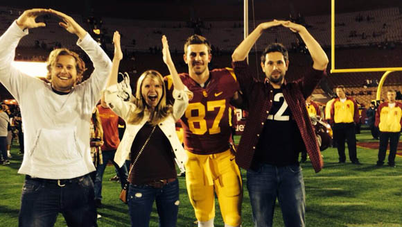The USC dude obliges