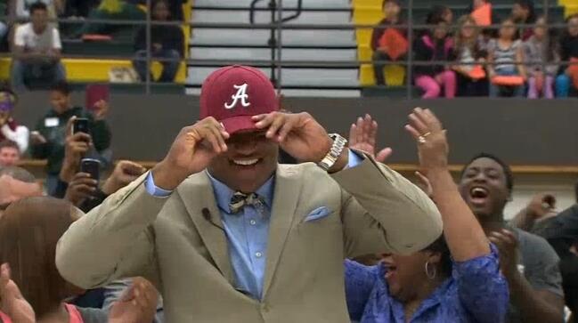 The #1 Prospect in the country chose Alabama.