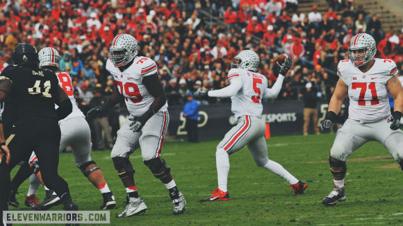 Braxton Miller: surgeon. Also, how bored is Corey Linsley here?