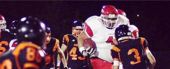 Tony Picard is a 6'4", 400-pound running back. No, really.