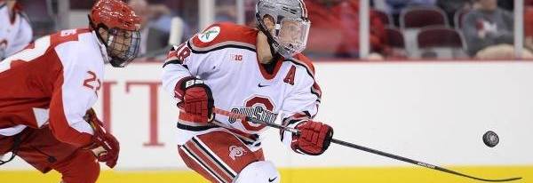 Ryan Dzingel leads the Buckeyes with eight points