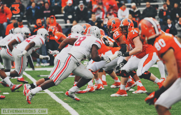 It's pretty simple for the defensive line: attack the orange 