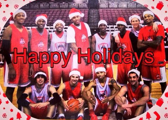 Happy Holidays from Ohio State Basketball