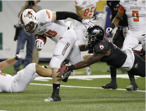 A costly victory for Bowling Green. [Duane Burleson/Getty Images]