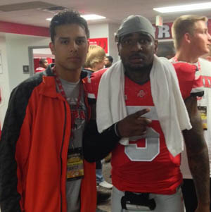 Danny Clark and Braxton Miller