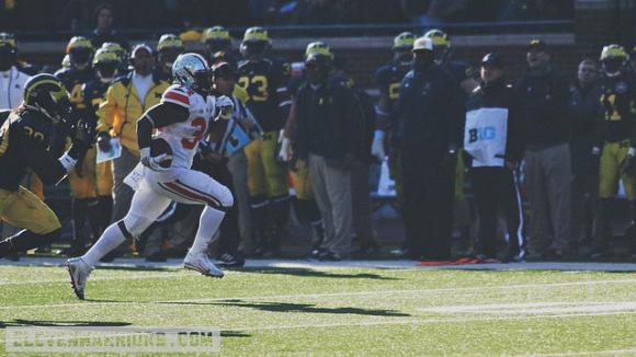 Ohio State and Carlos Hyde rumbled past Michigan and into the No. 2 ranking.