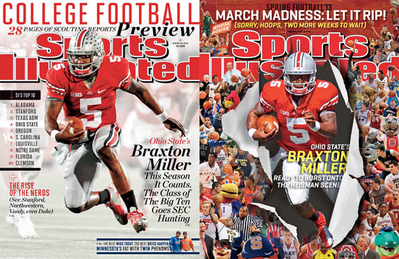 Braxton Miller's two previous SI covers.