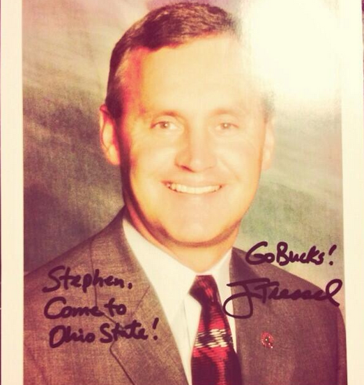 Jim Tressel's letter to Stephen Collier