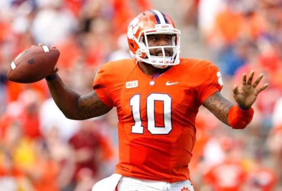 Tajh Boyd's jersey was nearly scarlet and gray.