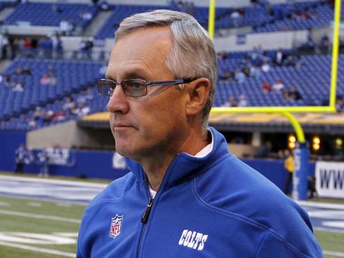 Jim Tressel during his time with the Indianapolis coach.