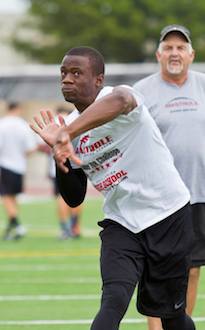 Gibson is a quarterback - not just an athlete. Gibson is a quarterback - not just an athlete.
