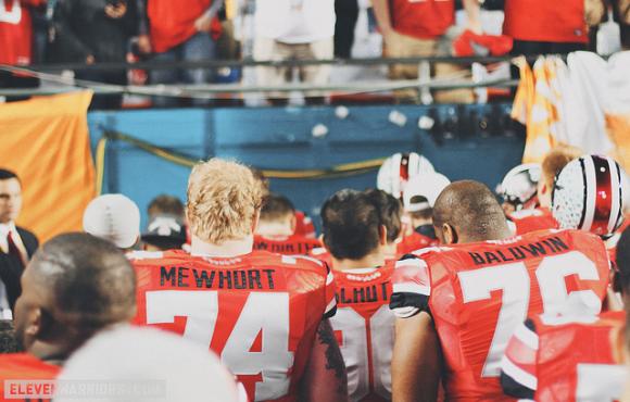 Jack Mewhort's career ended with a dip, but his class elevated Ohio State's status after hiting rock bottom.