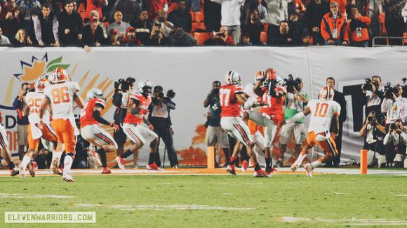 The first big play of Vonn Bell's career.