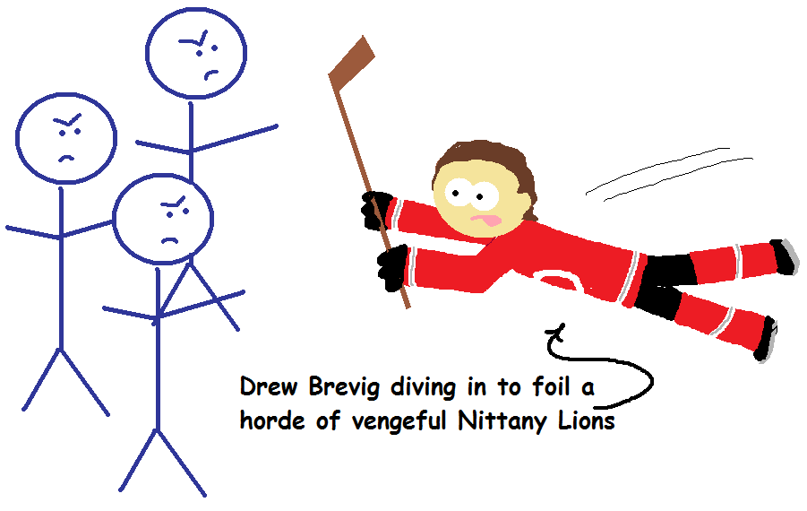 3-on-1s are no match for the mighty Brevig