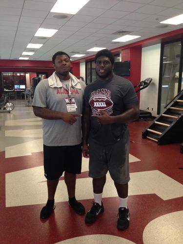 Marcelys Jones and Chance Warmack