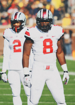 Noah Spence coming at you must be terrifying. Noah Spence coming at you must be terrifying.
