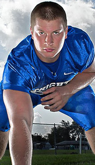 Bishop Ready offensive lineman Brady Taylor