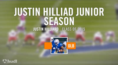 Justin Hilliard highlights via hudl
