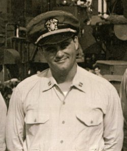 Woody was Lieutenant Commander of the USS Rinehart