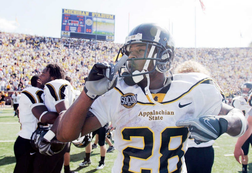 Michigan gets shushed by Appalachian State in 2007.