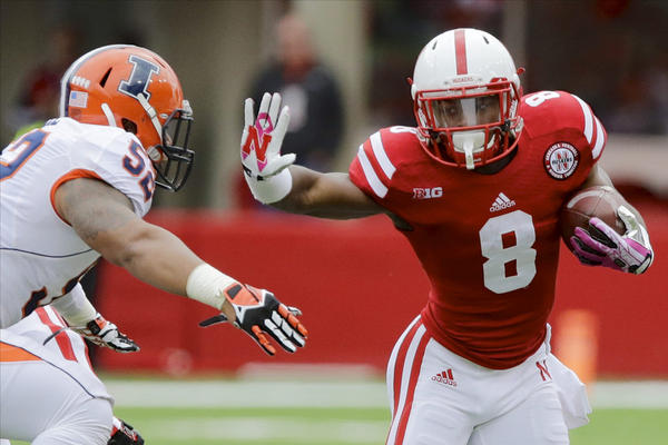 Ameer Abdullah against Illinois in 2013