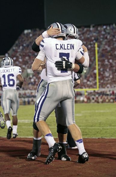 Collin Klein against Oklahoma in 2012.