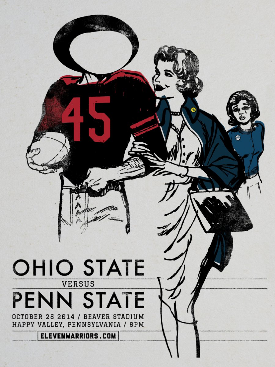 Penn State Game Poster