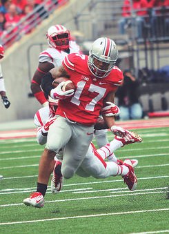 Marshall paced the Buckeyes with 129 all-purpose yards (58 REC, 26 KR, 45 PR)