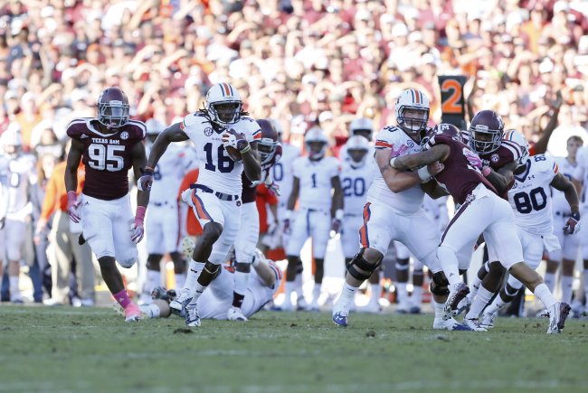 Auburn at Texas A&M in 2013.