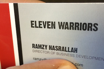 11w business card