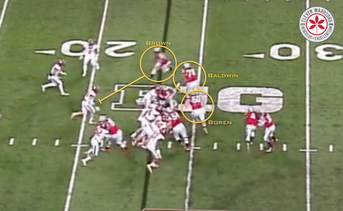 Baldwin and Boren pull outside