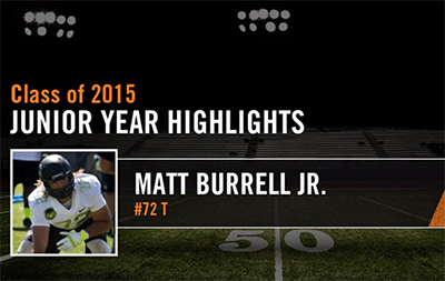 Matt Burrell highlights via Hudl